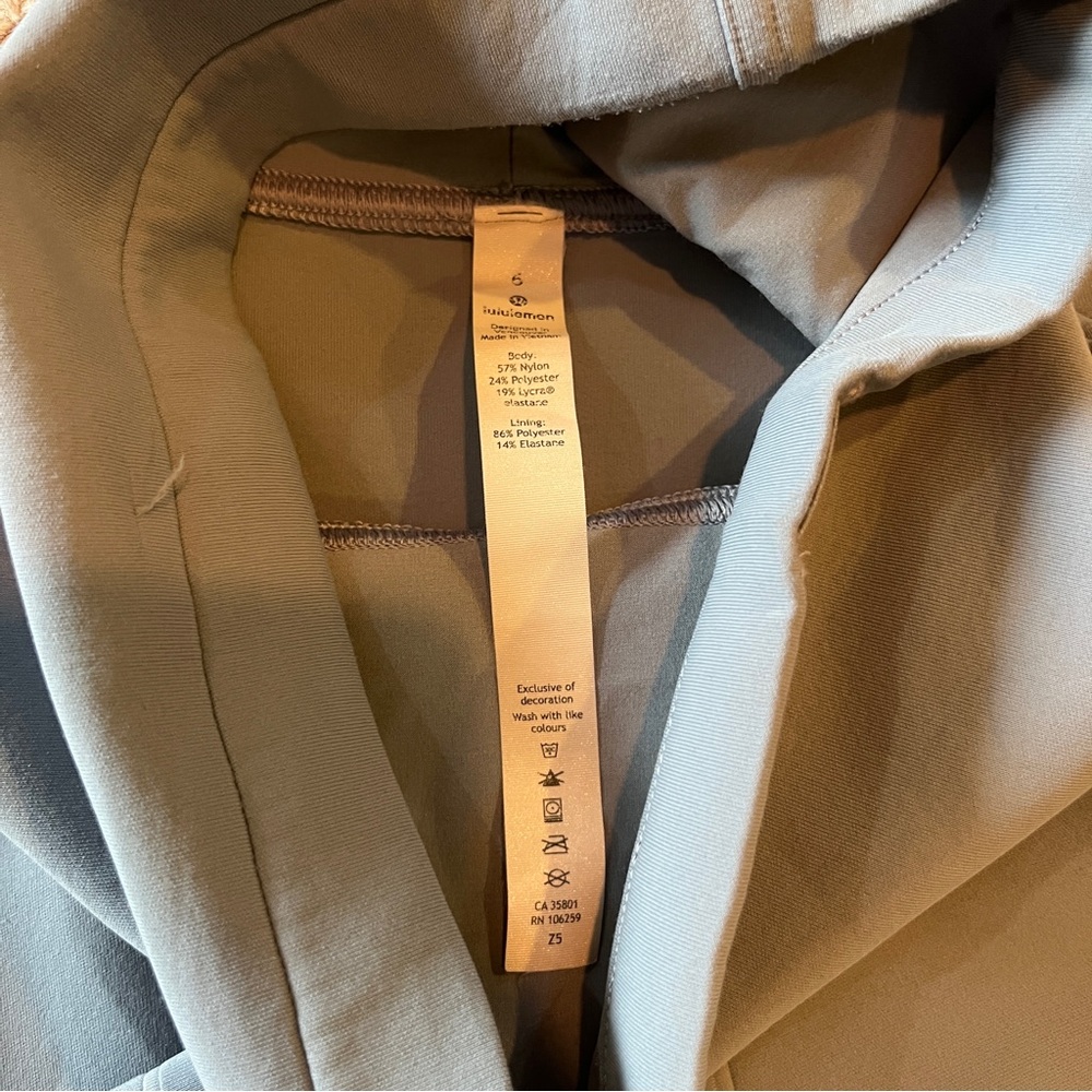 Lululemon Full Flourish Pullover oversized cowl-neck sweater blue women’s 6 - Picture 5 of 9